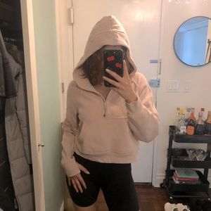 Lululemon Athletica cropped Scuba hoodie